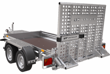 Bauanhänger zum Transport eines Minibaggers – UNITRAILER STARK 3 260